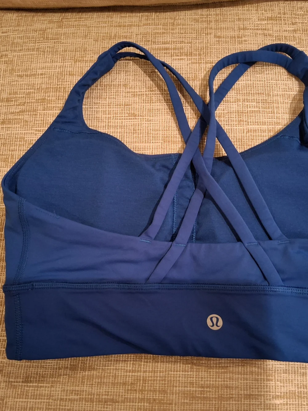 lululemon athletica Cobalt Blue Cross-Back Sports Bra